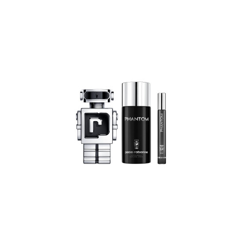 Paco Rabanne Rabanne Phantom Eau De Toilette Spray 100ml Set 3 Pieces 1