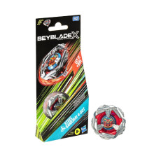 Hasbro Beyblade X Steel Samurai 4-80T Top Booster Pack Set - Right-Spin, Die-Cast, X-Celerator Gear