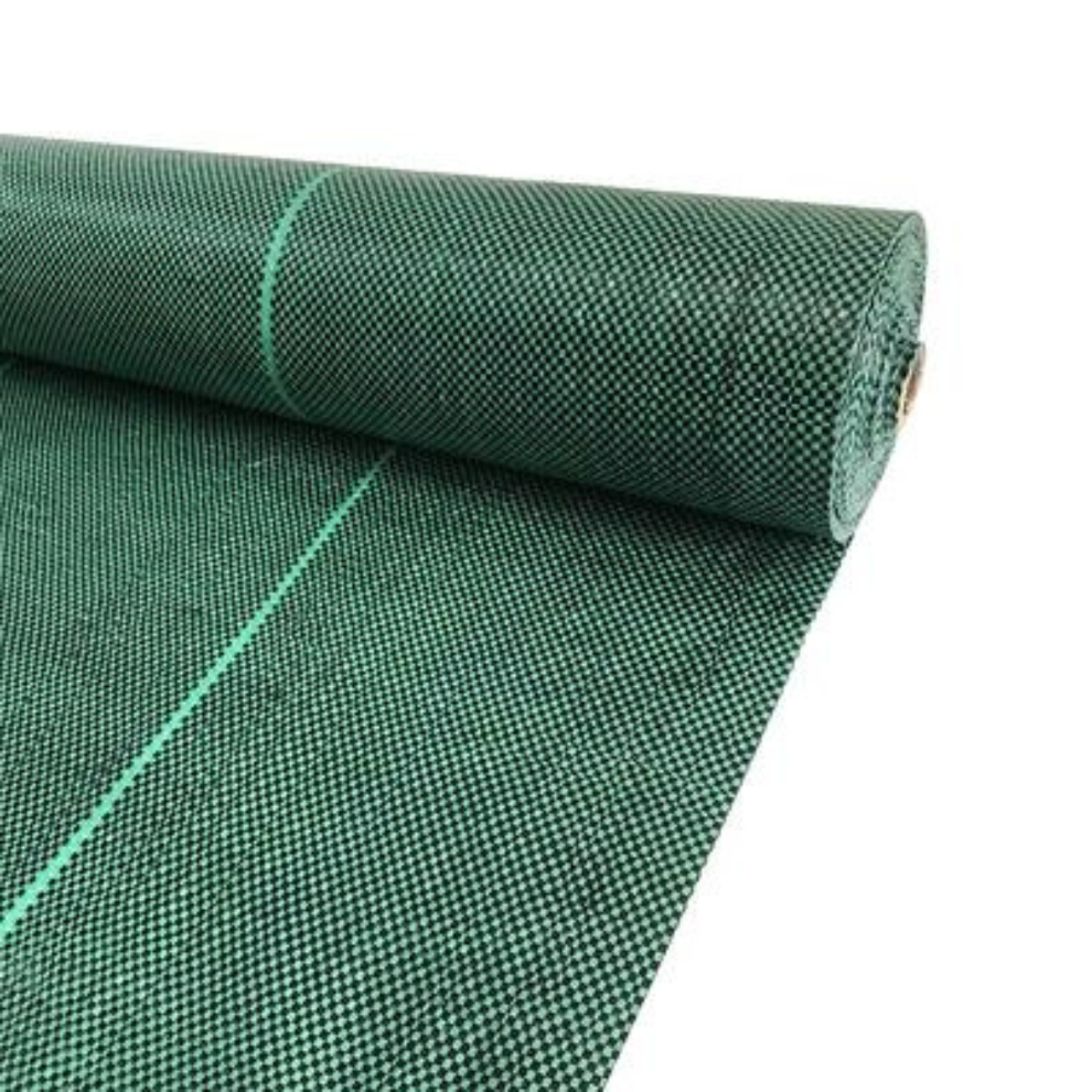 (1m x 10m) Yuzet 125gsm Premium Extra Tough Green Weed Control Fabric Ground Cover Membrane