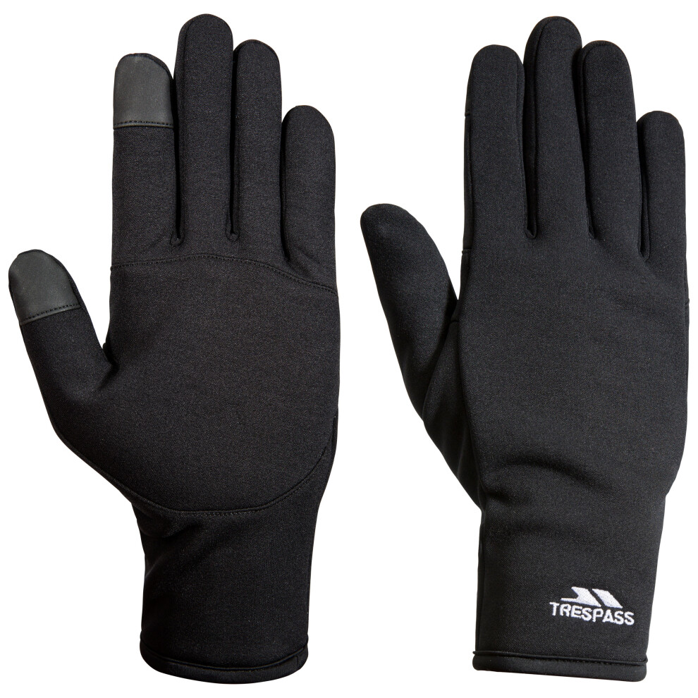 (L/XL, Black) Trespass Touch Screen Compatible Adults Gloves