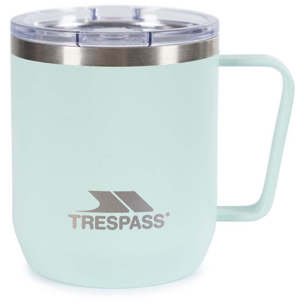 (One Size, Teal Mist) Trespass Insulated Thermal Travel Mug Nooper