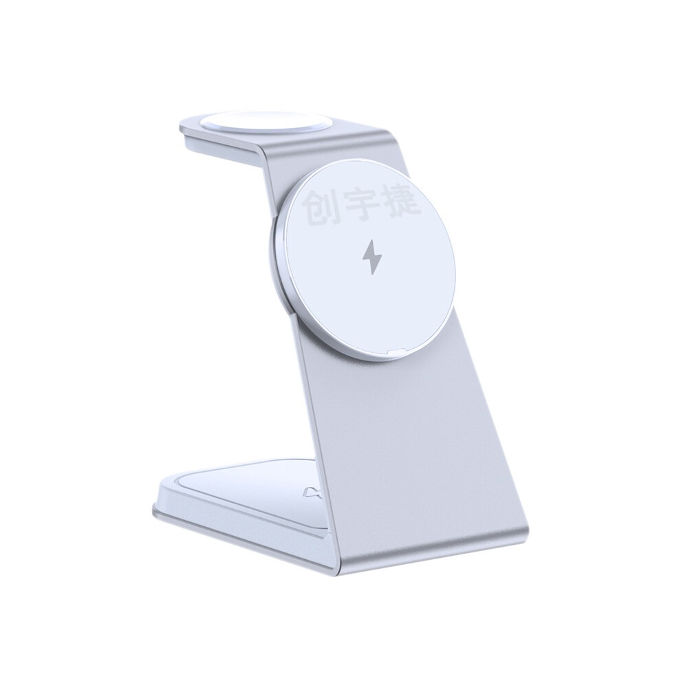 Chronus 3 In 1 Mag-Safe Wireless Charging Station, Magnetic Wireless Charger, For Iphone 15/14/13/12 Series, Apple Watch Series, Airpods 6976918007605