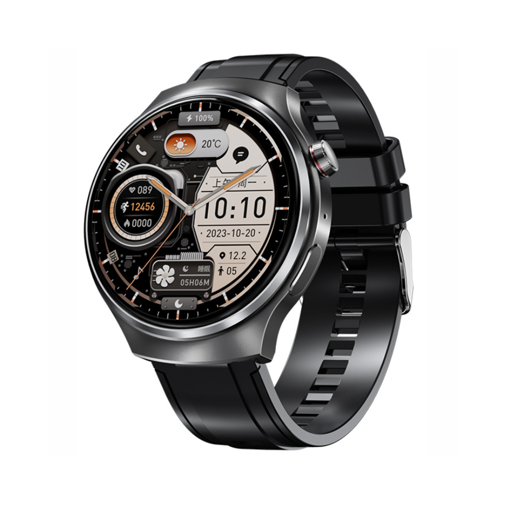 Chronus Smartwatch With Curved Screen, Blood Oxygen, Blood Pressure Monitoring, And Health Tracking(Black) Black 6976918006950