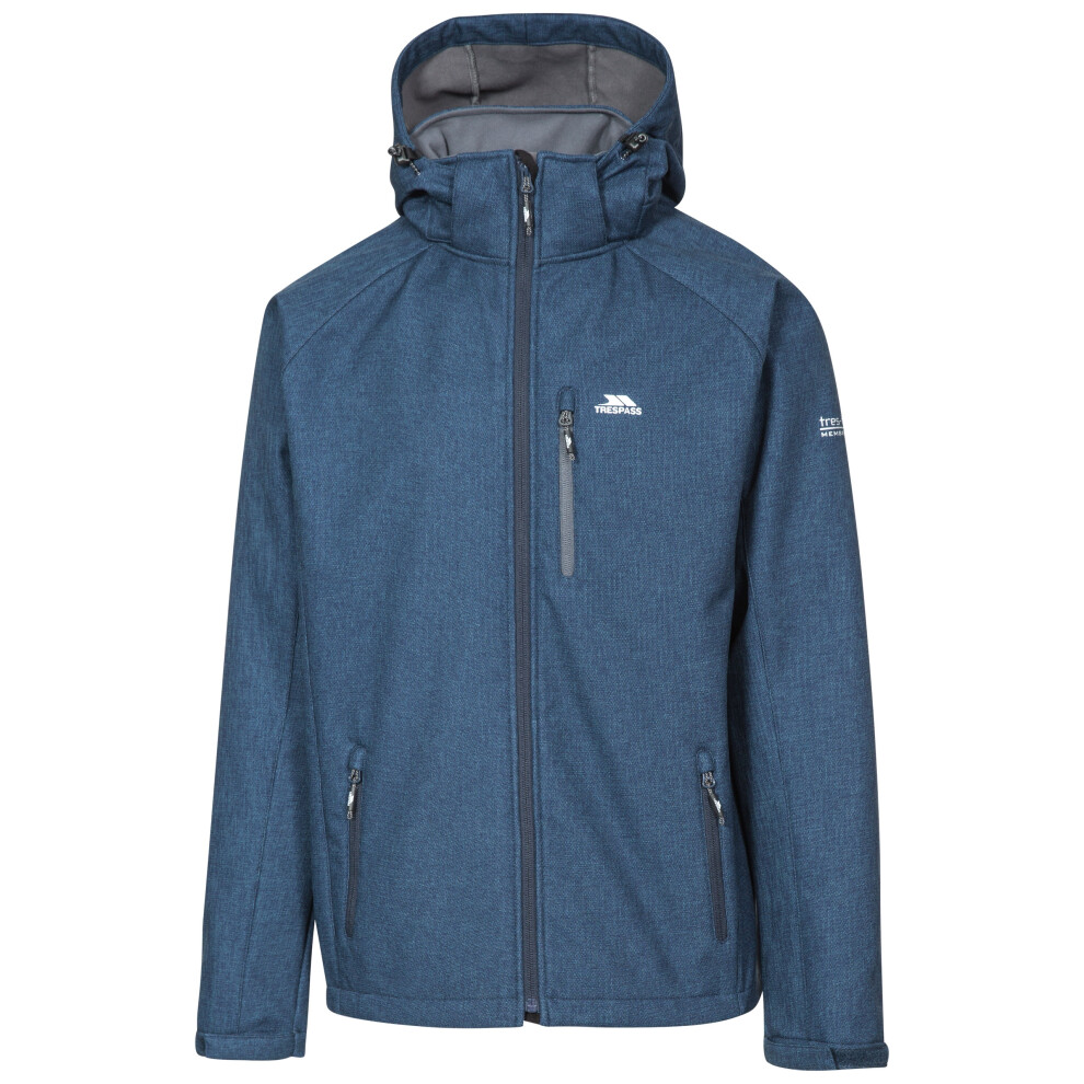 (XS, Navy) Trespass Mens Softshell Jacket Desmond