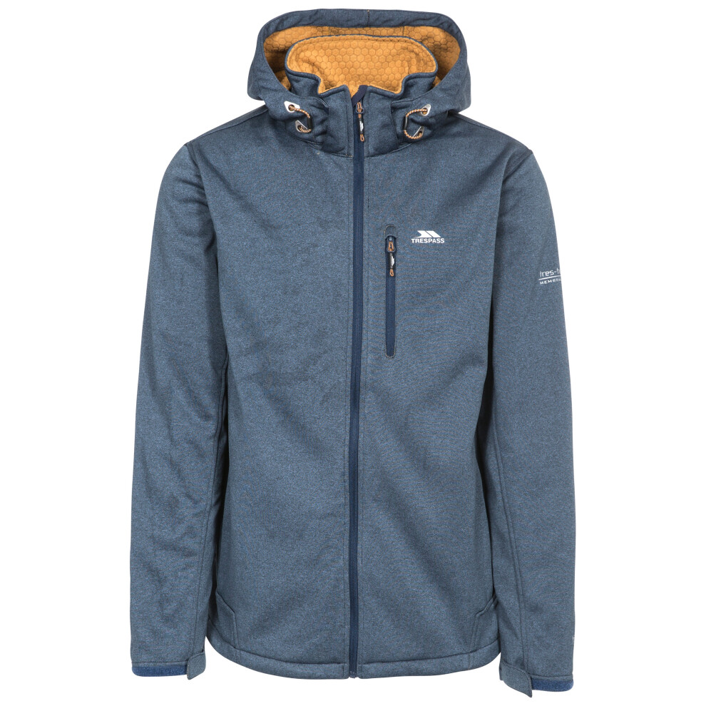 (XS, Navy Marl) Trespass Mens Softshell Jacket Maynard