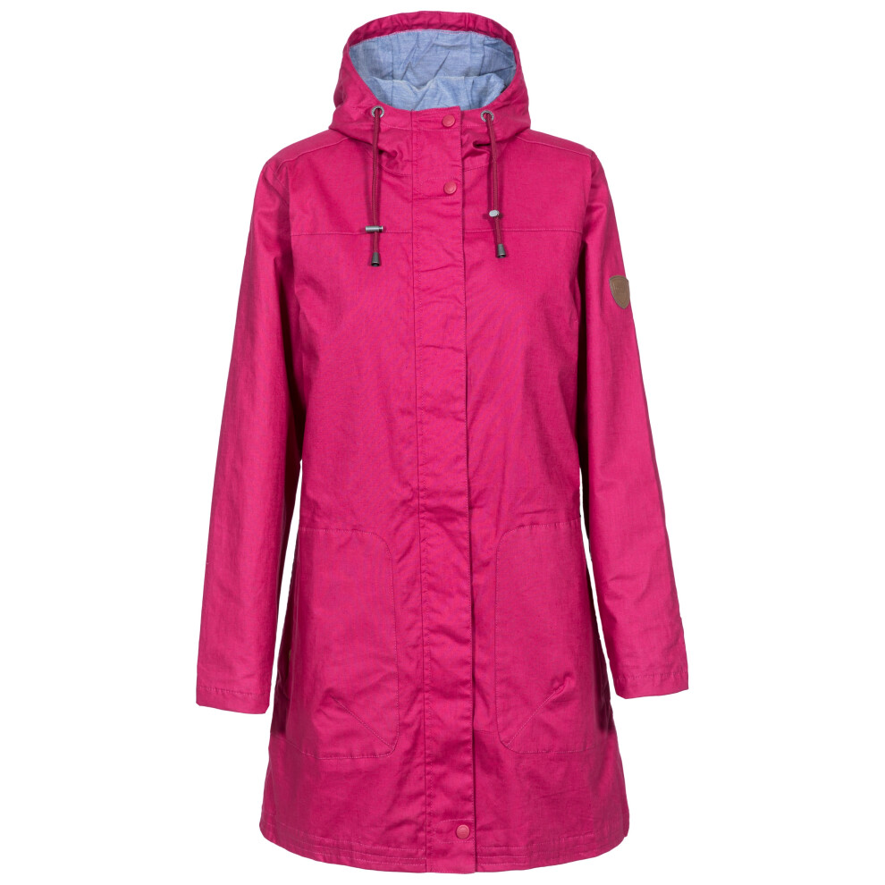 (6, Dark Pink Lady) Trespass Womens Waterproof Jacket Sprinkled