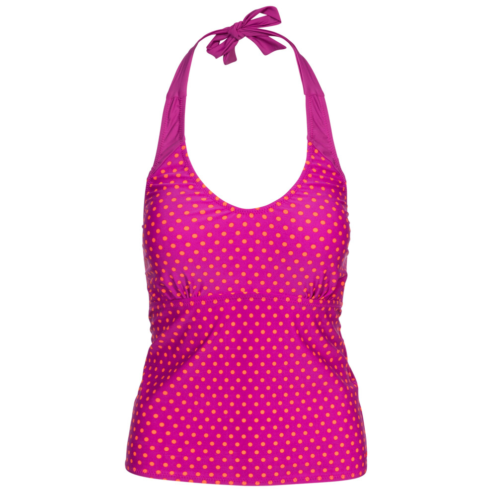 (8, Purple Orchid Spot) Trespass Womens Tankini Halter Neck Winona