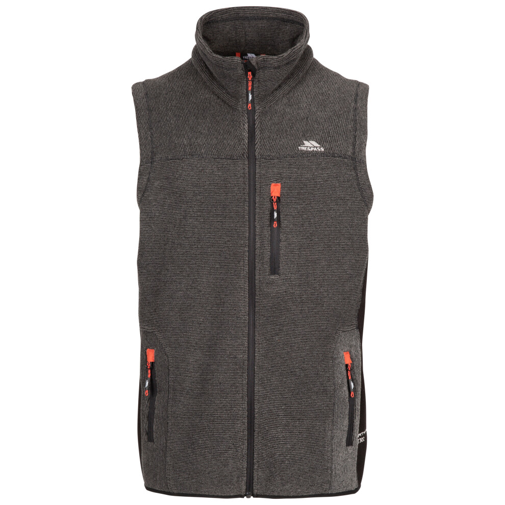 (XXS, Black) Trespass Mens Fleece Gilet Bodywarmer Jynxless