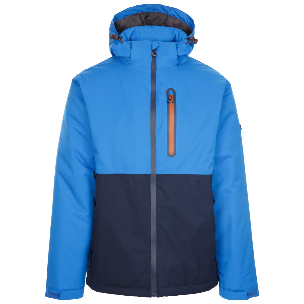 (L, Blue) Trespass Mens Waterproof Jacket Padded Iggley