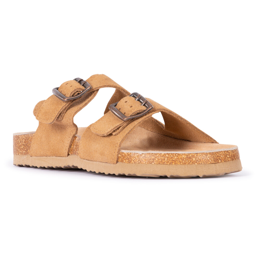 (5, Tan) Trespass Womens Sandal Tan Suede Sia