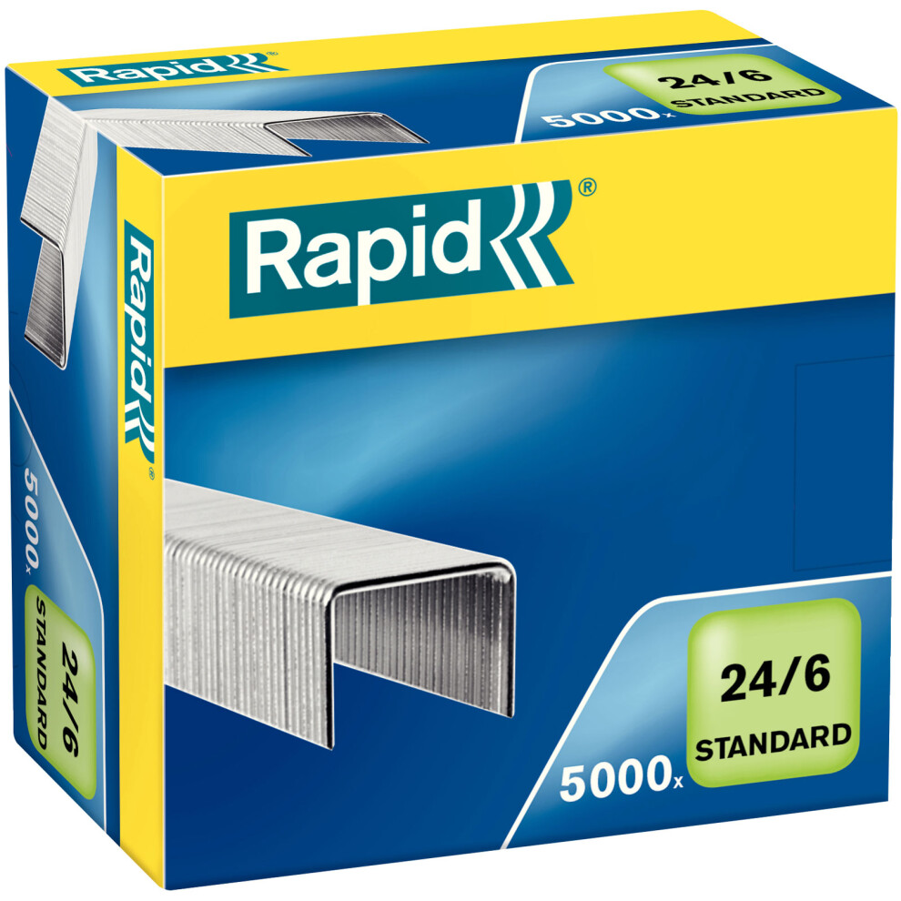 10,000 (2 boxes x 5,000) RAPID STANDARD 24/6 OFFICE STAPLES STAPLE PINS 24859800 - Image 6