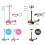 Dekko Kids Scooter Foldable Adjustable Height 11