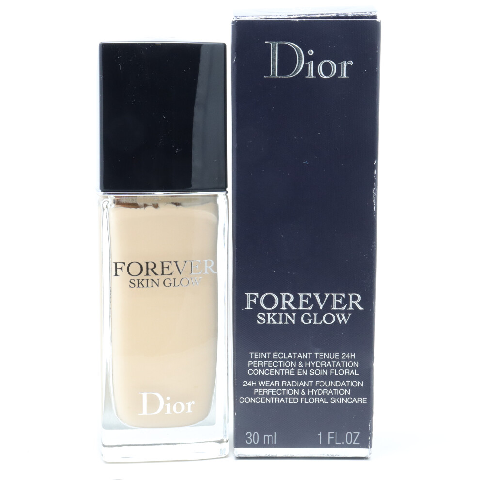 (1W Warm) Dior Forever Skin Glow 24H Foundation 1.0oz New With Box