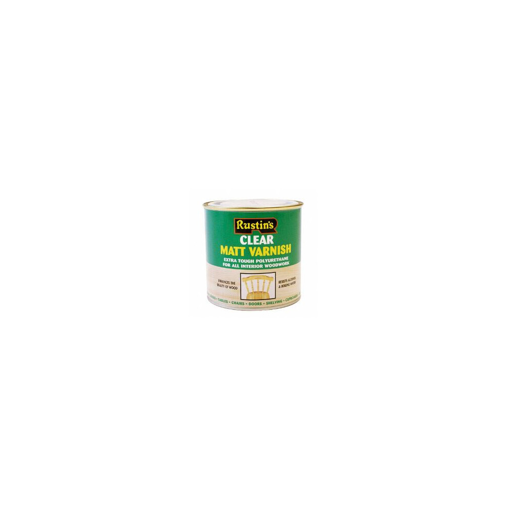 Rustins - Polyurethane Matt Varnish - 250ml