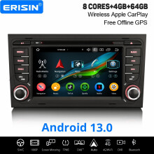 4GB+64GB 8-Core Android 13 CarPlay Car Stereo GPS Radio For AUDI A4 RNS-E SEAT EXEO DAB+ WiFi SWC BT 5.0 DSP