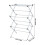 Living And Home Foldable Clothes Drying Rack Clothes Airer 6