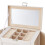 Living And Home White Large Jewellery Box with Drawers and Mirror 4