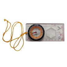 Trespass Vastra Compass with Magnifier, 1:50,000 & 1:25,000 Scales, Millimetre Rule, 50% Plastic / 50% Polyester