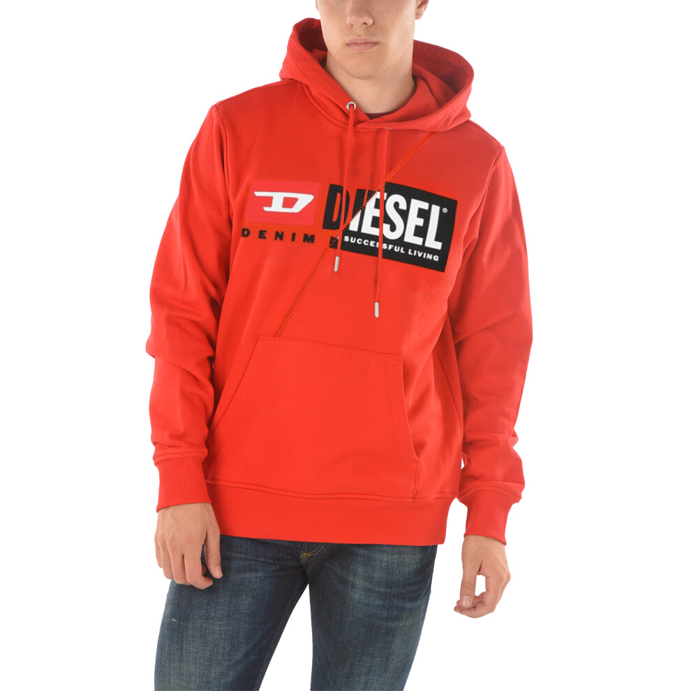 Diesel (, Xs) S-Girk-Hood-Cuty Mens Hoodies Red