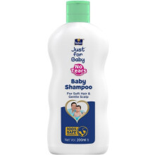 Parachute Just For Baby - Baby Shampoo with No Tears Formula Enriched with Olive Oil and Almond Milk Dermatologically Tested 200ml