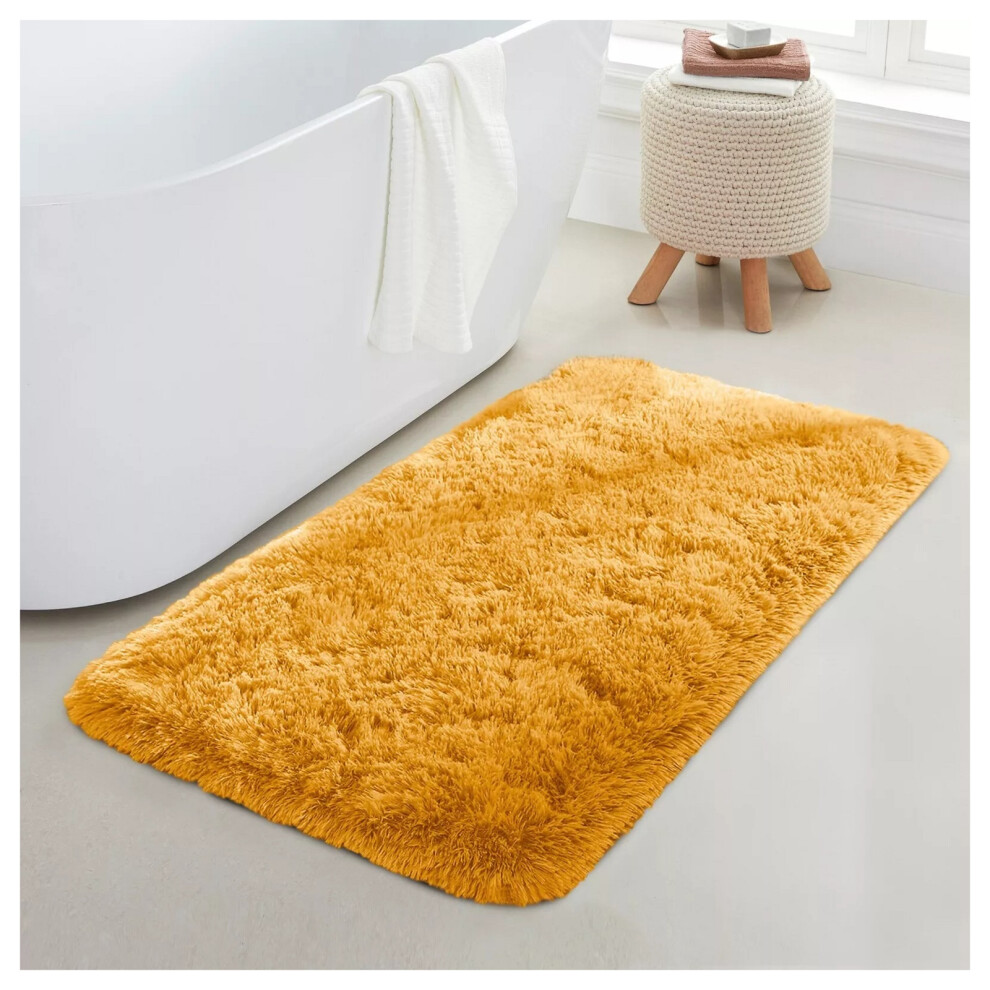 (YELLOW, 50X80 CM) Extra Large Rugs Fluffy Shaggy Living Room Rug