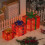 (Rainbow) 3PCS Christmas Gift Box Decoration Light Up LED Presents Ornaments 6