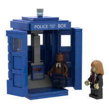 Doctor Who Tardis Building Blocks Set Toy Model Puzzle Interactive Play Learning