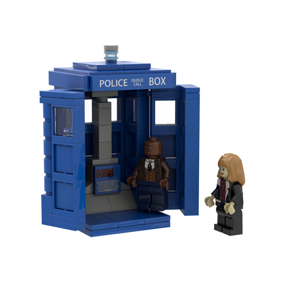 Doctor Who Tardis Building Blocks Set Toy Model Puzzle Interactive Play Learning