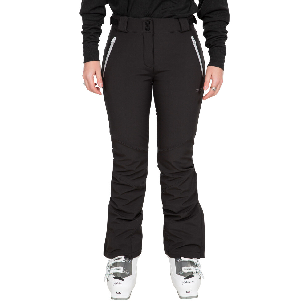 (14, Black) Trespass Womens Ski Pants Slim Fit Salopettes Lois