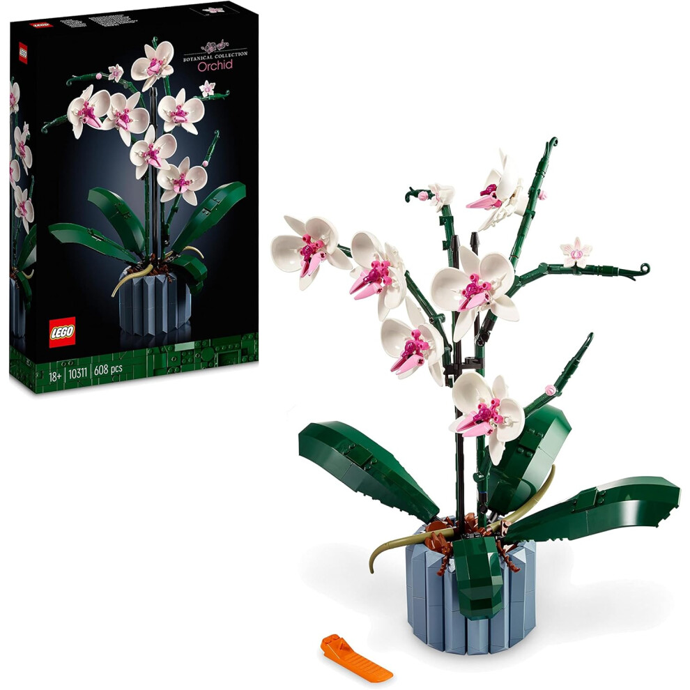 Lego 10311 Icons Orchid Artificial Plant Building Set With Flowers