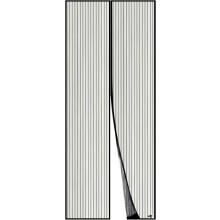 Magnetic Mosquito Net for Door, Mesh Curtain, Top to Bottom Magnetic Seal with Self-Closing, Keeps Fresh Air Inside (80x200cm, Black)