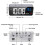 Digital Alarm Clock, LED Alarm Clock with Snooze Function, USB Ports Charging (Silver) 3
