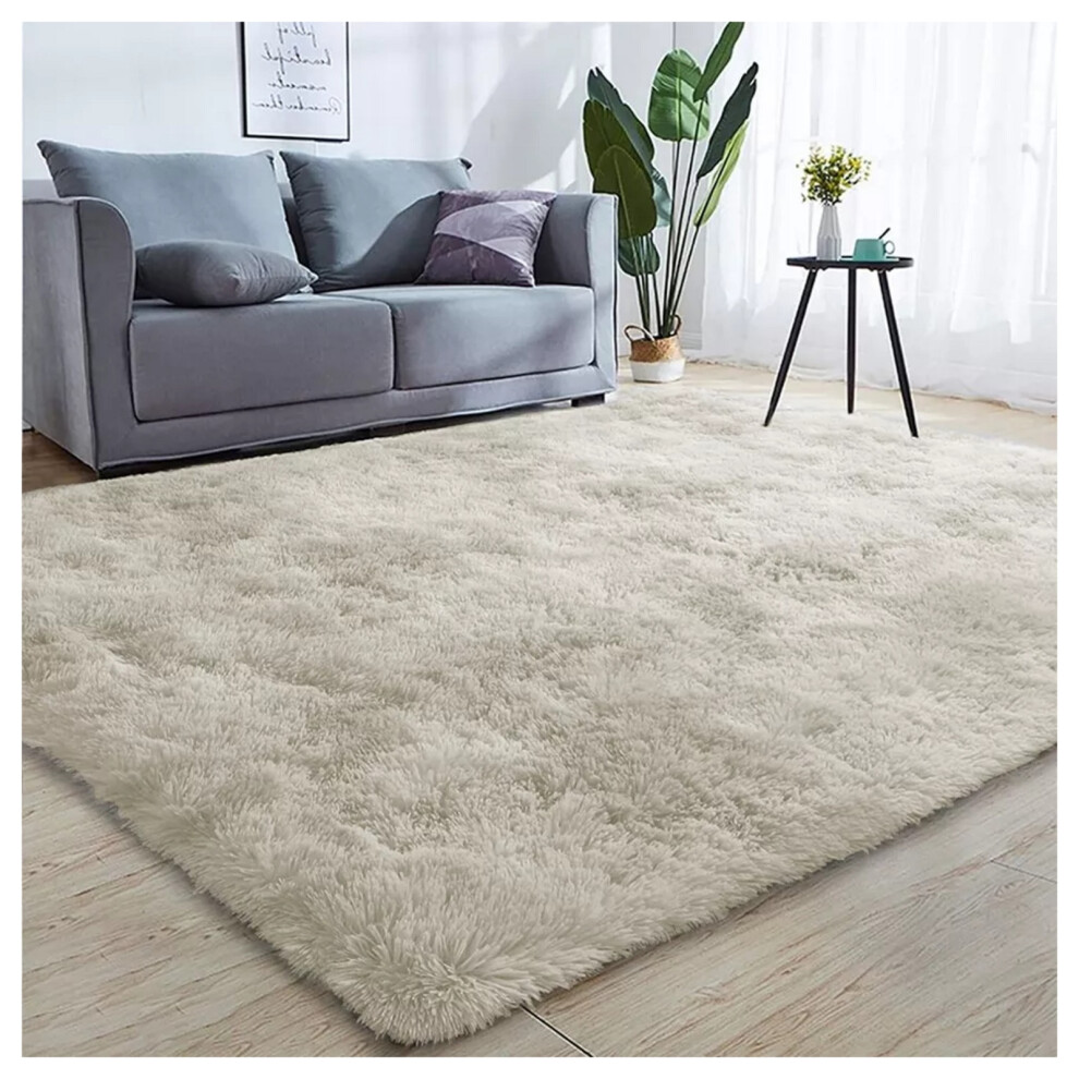 (Cream, 120 x 170 cm) Non-Slip Runner Rugs Bedroom Living Room Door Mats