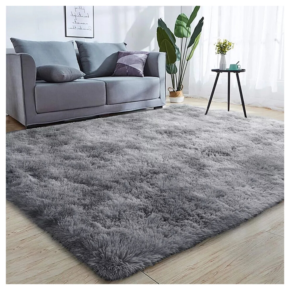 (Grey, 120 x 170 cm) Non-Slip Runner Rugs Bedroom Living Room Door Mats