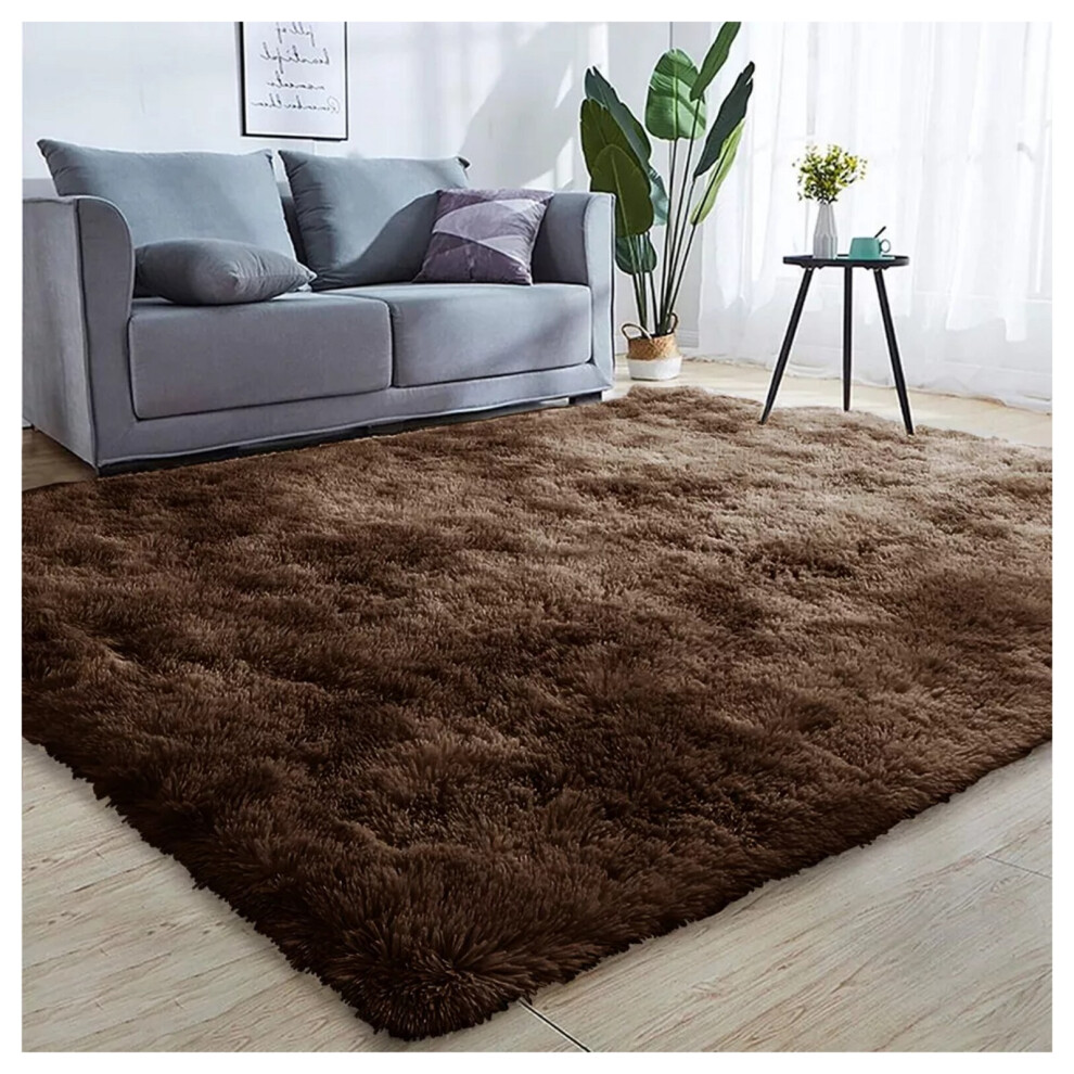 (Brown, 120 x 170 cm) Non-Slip Runner Rugs Bedroom Living Room Door Mats