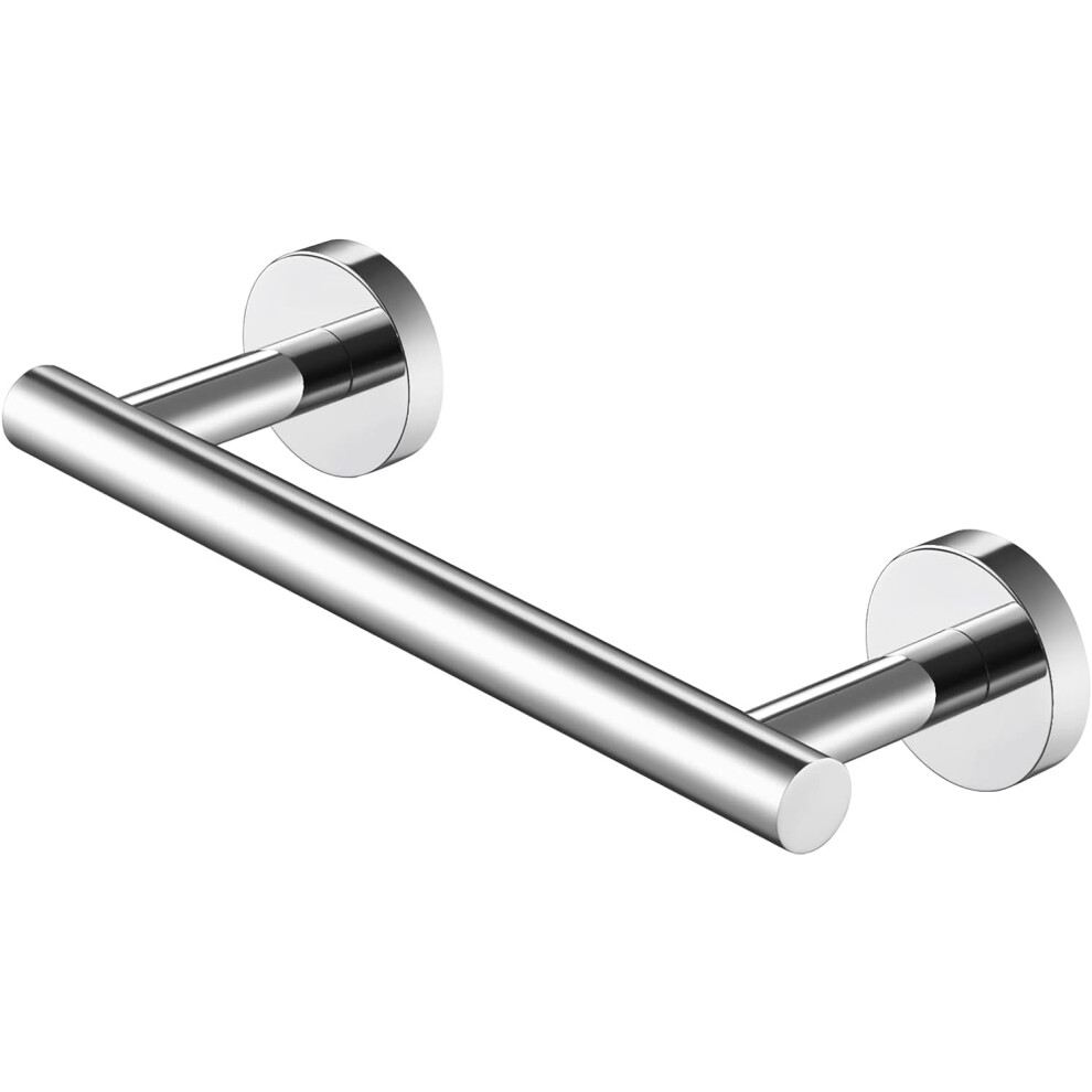 Kes Small Towel Rail 23Cm Bathroom Hand Towel Holder Kitchen Dish Cloths Hanger Sus304 Stainless Steel Rustproof Wall Mounted Polished Steel