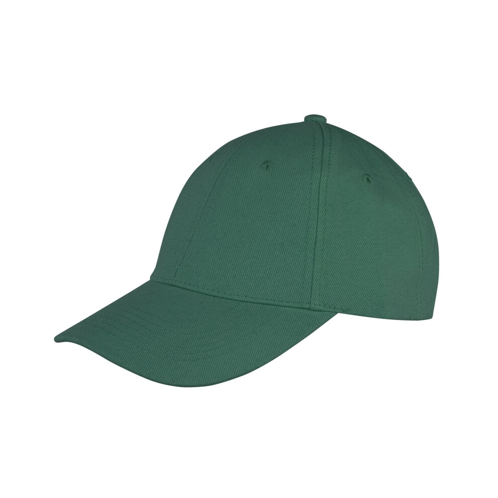 (One Size, Bottle Green) Result Headwear Memphis 6 Panel Brushed Cotton Low Profile Baseball Cap