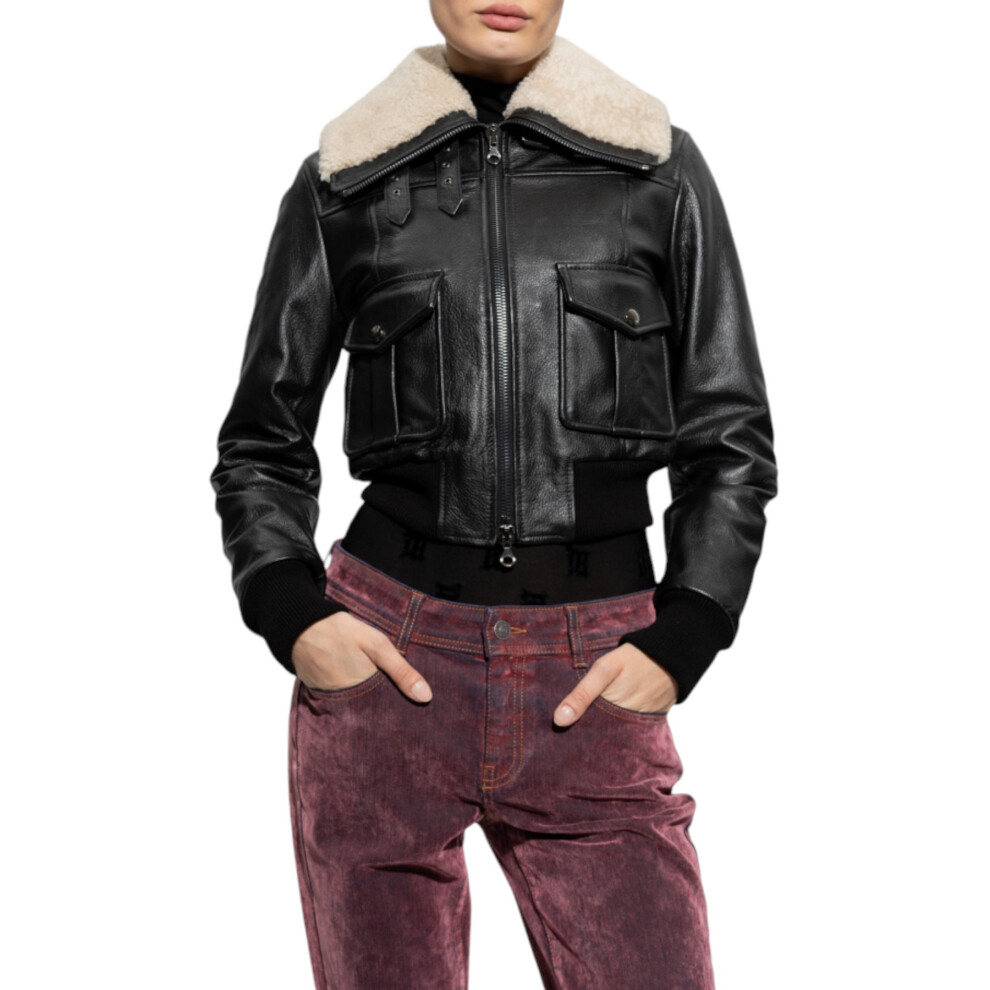 (L) DIESEL L-ISEK Womens Leather Jacket