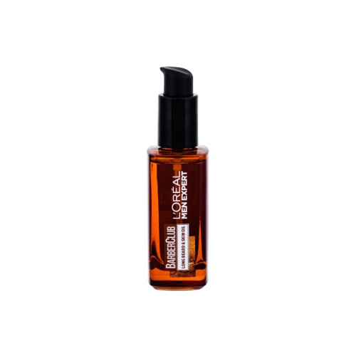 L’Oréal Paris L'Oreal Paris Men Expert Barber Club, Olio per Barba Lunga e Pelle, 30Ml