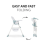 Hauck Hauck Sit N Fold Highchair Compact Folding Lightweight Suitable -Space 3