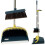 Gr8 Home Strong Long Handled Dustpan and Brush Set Soft Bristles Broom Dust Pan 1