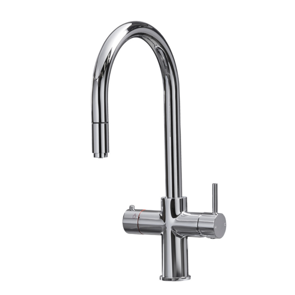 SIA BWT33CH Chrome 3-in-1 Instant Boiling Hot Water Tap Including Tank & Filter