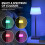 Dellonda Dellonda Rechargeable Table Lamp with RGB Colours - Black Frame 5