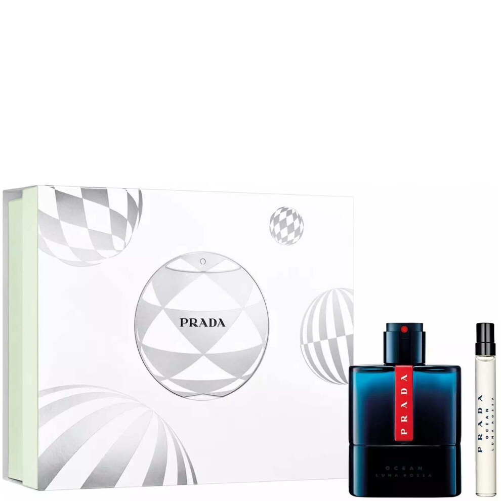 Prada Luna Rossa Ocean 100ml EDT & 10ml Travel Spray Gift Set
