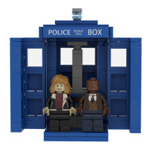 Who Doctor Tardis Building Blocks Set Spielzeugmodell Puzzle Interaktives Spielen Lernen