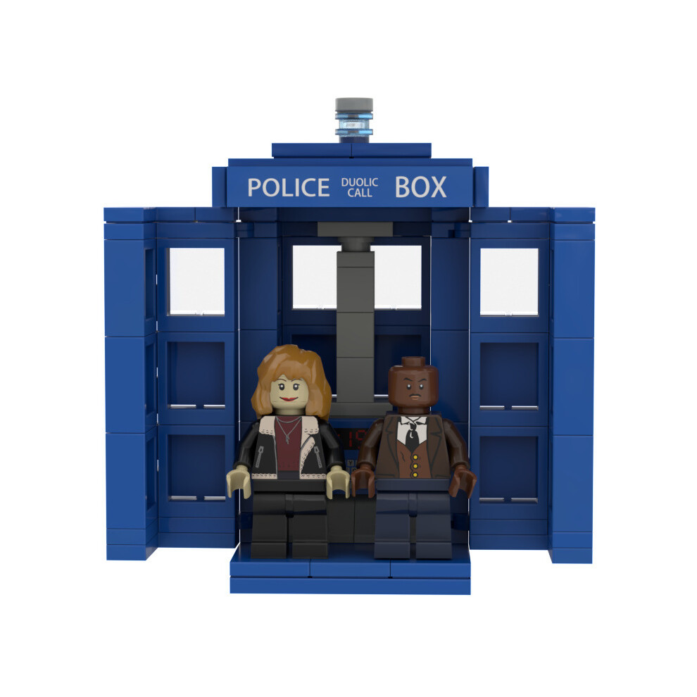 Who Doctor Tardis Building Blocks Set Toy Model Puzzle Interactive Play Learning