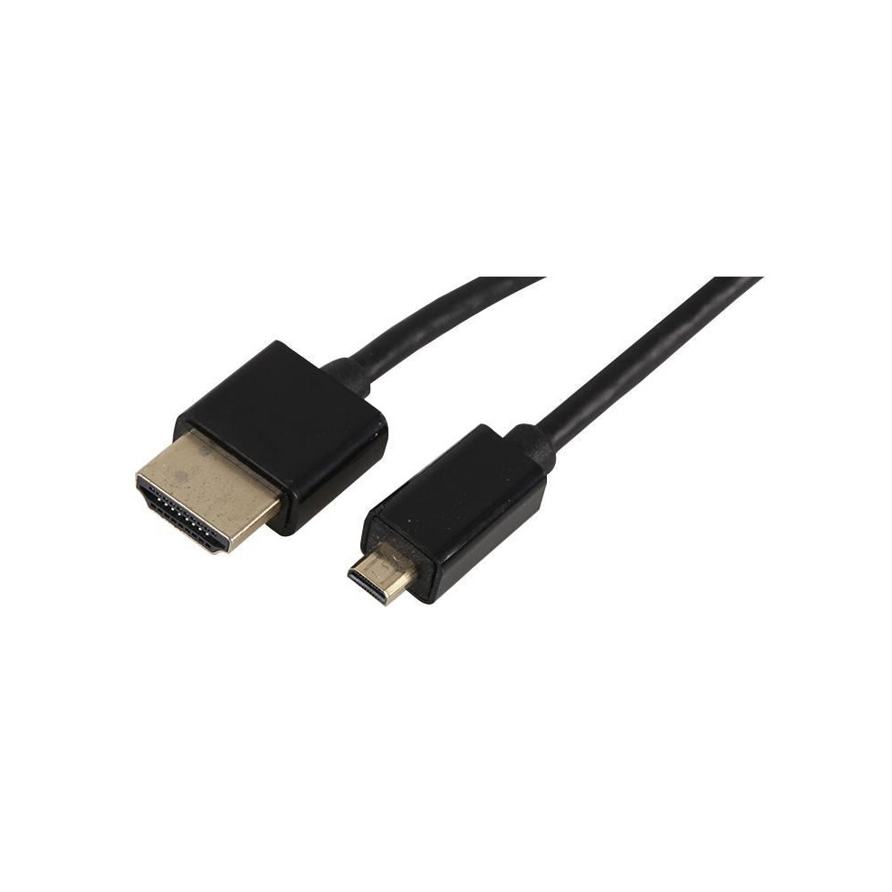 Pro Signal Hdmi Lead With Ethernet Male To Micro D Male Abs Connectors 0.75M 8800202320249