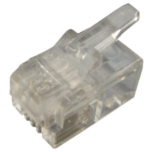 MH CONNECTORS - Plug, RJ22, Flat, 4P4C