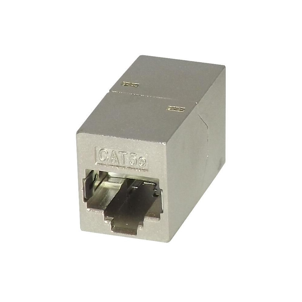 Tuk - Cat5e Shielded Inline Coupler, Silver 3561114162550