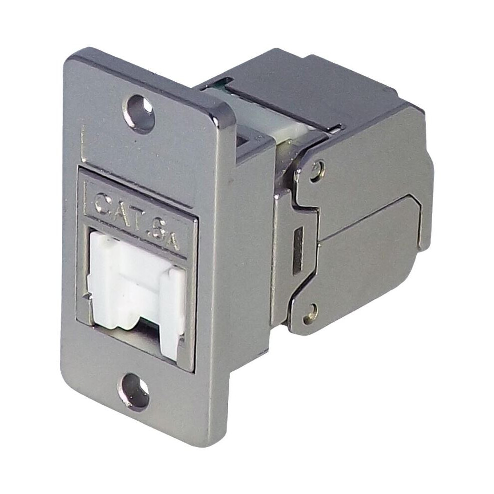 Tuk - Cat 6A Tool-Less Stp Rj45 Keystone Jack, Panel Mount 3561124132734